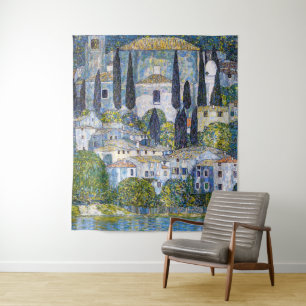 Tapete De Parede A Igreja em Cassone   Gustav Klimt   POSTER