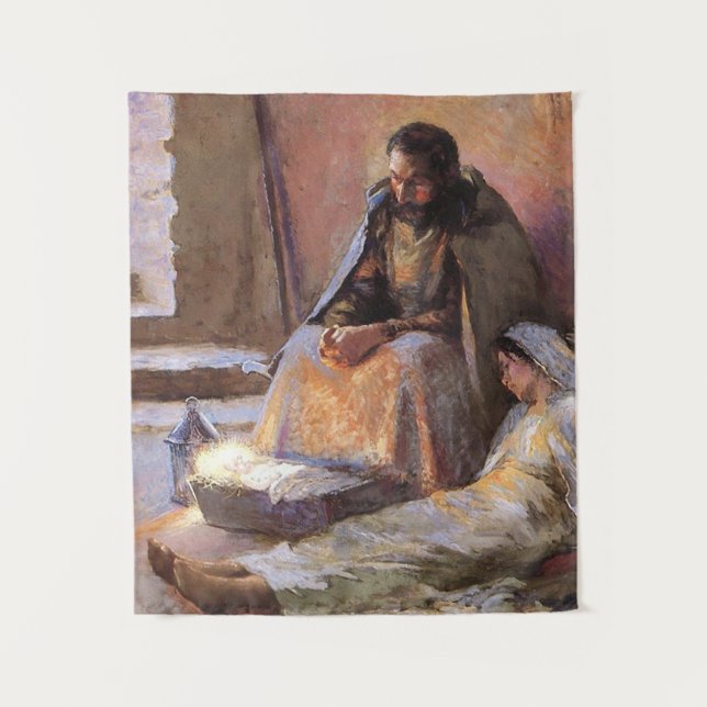 Tapete De Parede A Natividade De Gari Melchers (Frente)