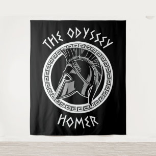 Tapete De Parede A Odisseia Homero Capacete Grego Mitologia Antiga 