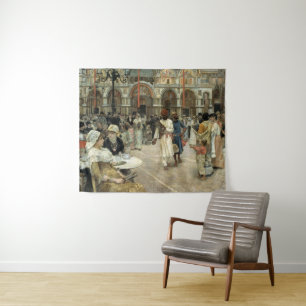 Tapete De Parede A Piazza do Santo Mark's, Veneza, 1883, por Willia