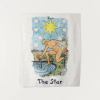 A Pintura Por Aquarela Da Placa De Tarot Star