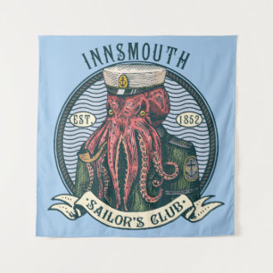 Tapete De Parede A sombra sobre o nsmouth Lovecraft Cthulhu Sailor