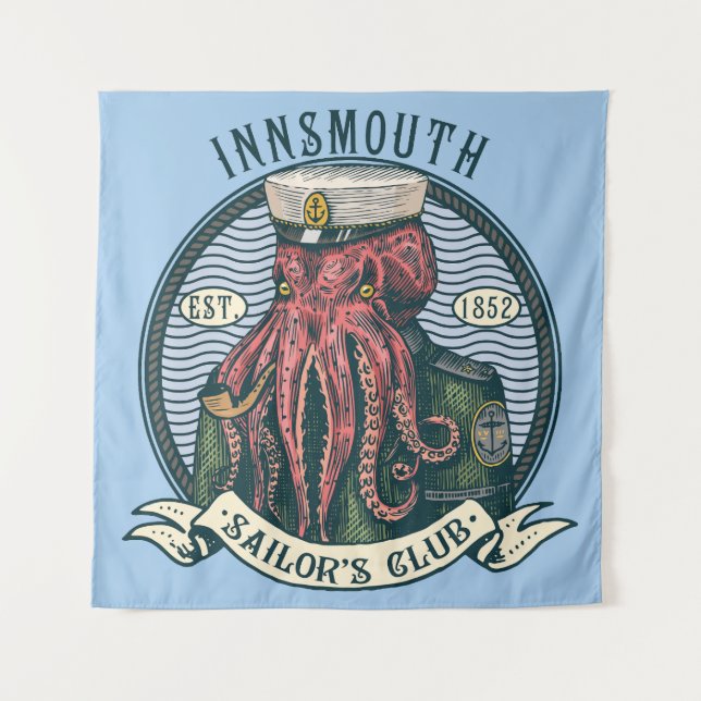 Tapete De Parede A sombra sobre o nsmouth Lovecraft Cthulhu Sailor (Frente)
