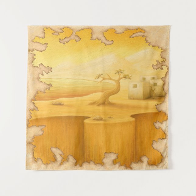 Tapete De Parede "A Vanguarda do Mundo", Adventure Motif Painting (Frente)