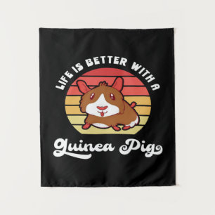 Tapete De Parede A Vida Do Sol É Melhor Com O Porco Da Guiné An
