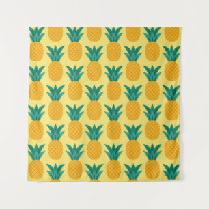 Tapete De Parede Abacaxi Vintage: Frutífero Ataque De Padrão.