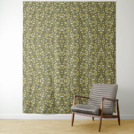 Tapete De Parede Abra a Natureza com Elegantes Padrões Florais
