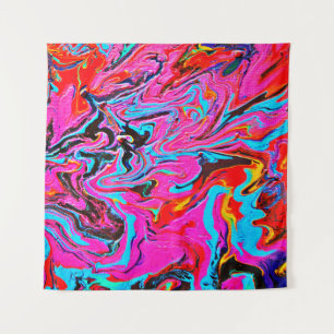 Tapete De Parede Abstract Art, Background, Hand Painting, Fluid Ar