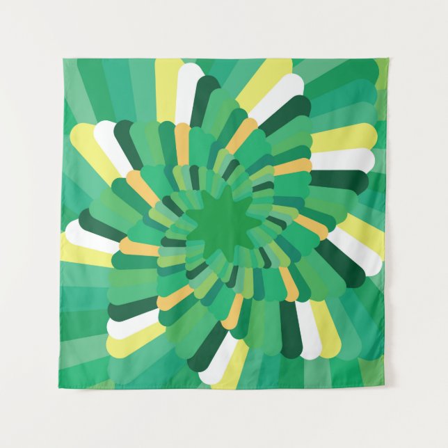 Tapete De Parede Abstract background Geometric Gradation spiralgeom (Frente)