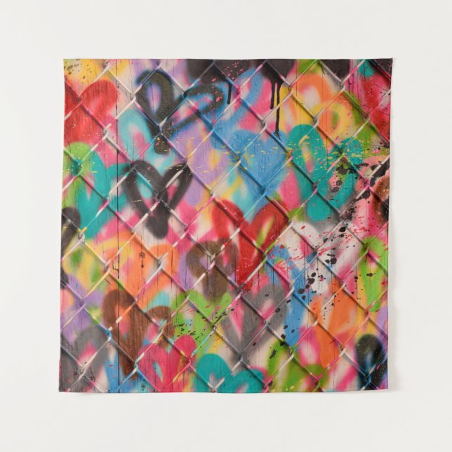 Tapete De Parede Abstract Spray Paint Texture Backgroundart,street, (Frente)