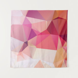 Tapete De Parede Abstrato baixo fundo polimérico, triângulo geométr