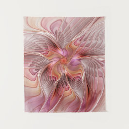 Tapete De Parede Abstrato Butterfly Fantasy Fractal Arte Colorida