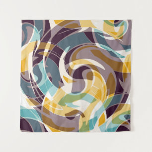 Tapete De Parede Abstrato geométrico efeito de grafite