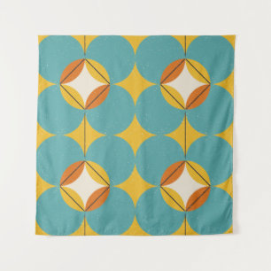 Tapete De Parede Abstrato, Padrão Escandinavo Geométrico.