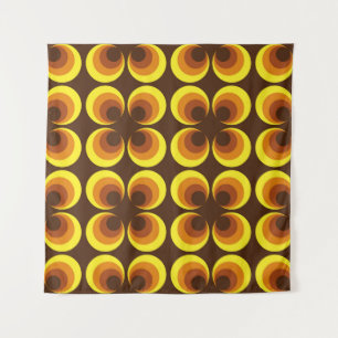 Tapete De Parede Abstrato. Padrão ininterrupto colorido de 60 s, re