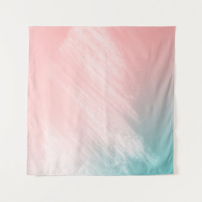 TAPETE DE PAREDE ABSTRATO PASTEL E MINA (Frente)