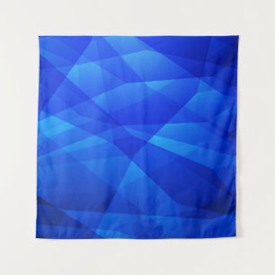 Tapete De Parede Abstrato poligonal AZUL escuro. Geométrico triangu