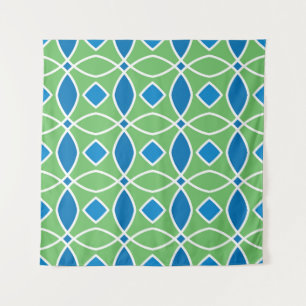 Tapete De Parede Abstrato Retro Padrão geométrico sem costura com t