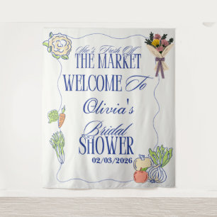 Tapete De Parede Acabado de Sair do Mercado Chá de Panela Bem-vindo