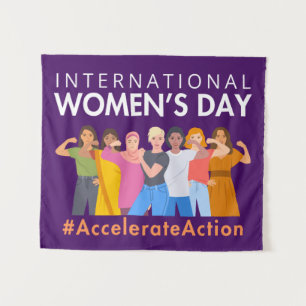 Tapete De Parede Acelerar a Ação Internacional da Mulher 2025