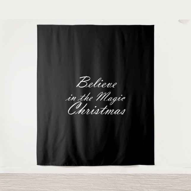 Tapete De Parede Acredite na Mágica do Natal (Frente)