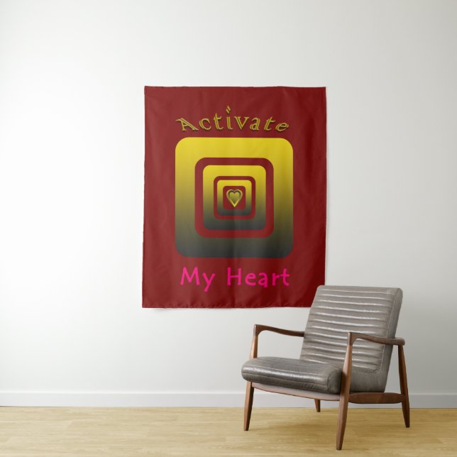 Tapete De Parede Acrílica Activate My Heart (In Situ)