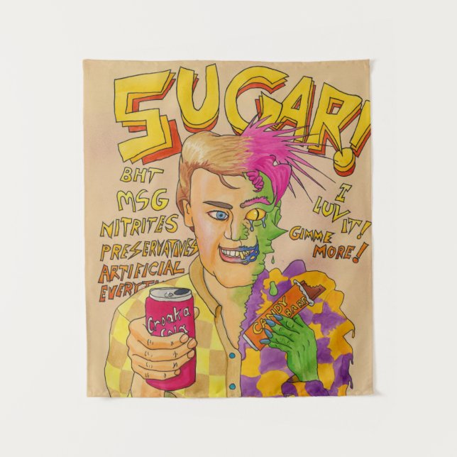 Tapete De Parede Açúcar! (Frente)