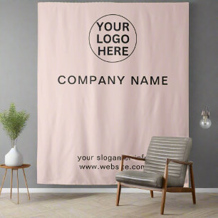 Tapete De Parede Adicionar Logotipo e Texto l Empresa Profissional