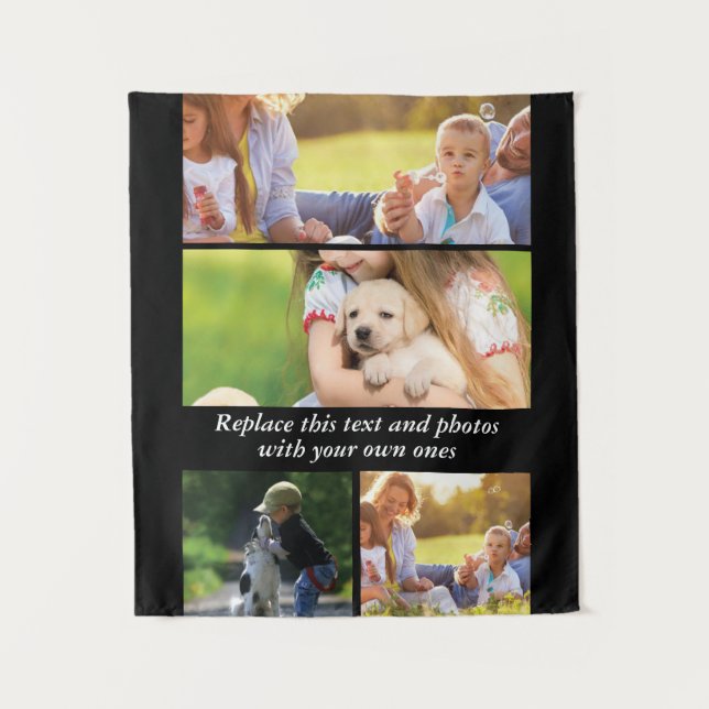 Tapete De Parede Adicionar o seu próprio texto e fotografias (Frente)