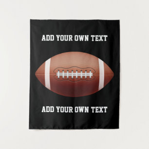 Tapete De Parede Adicionar texto no travesseiro decorativo de futeb