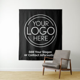 Tapete De Parede Adicione seu logotipo corporativo moderno minimali