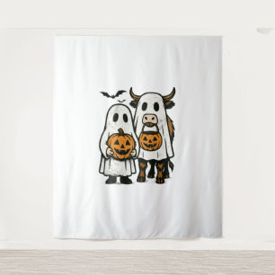 Tapete De Parede Adorável Fantasma de Vaca das Terras Altas de Outo