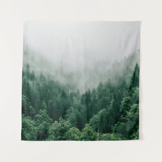 TAPETE DE PAREDE AERIAL PHOTO OF GREEN TREES (Frente)