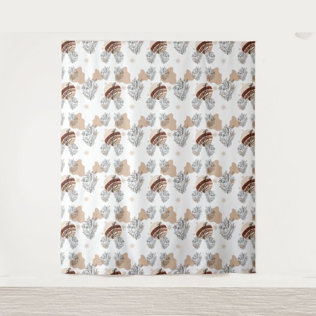 Tapete De Parede Aesthetic Boho Wildflowers Flowers  (Frente)