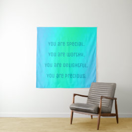 Tapete De Parede Afirmações Positivas "Você É Especial"