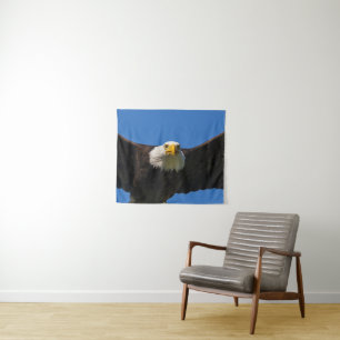 Tapete De Parede Águia Americana passa voando perto