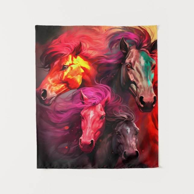 Tapete De Parede Ai Cavalos (Frente)