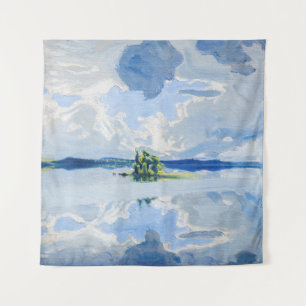 Tapete De Parede Akseli Gallen-Kallela - Nuvens acima de um lago