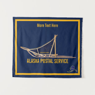 Tapete De Parede Alaska Postal Service Dog Sled