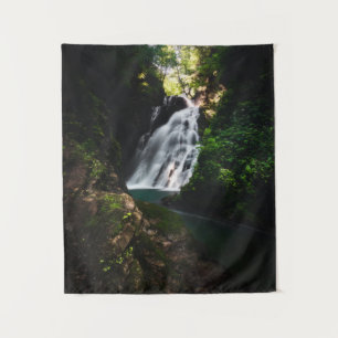 Tapete De Parede Alcance em cascata impressionante na floresta mági