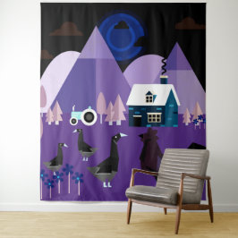 Tapete De Parede Aldeia