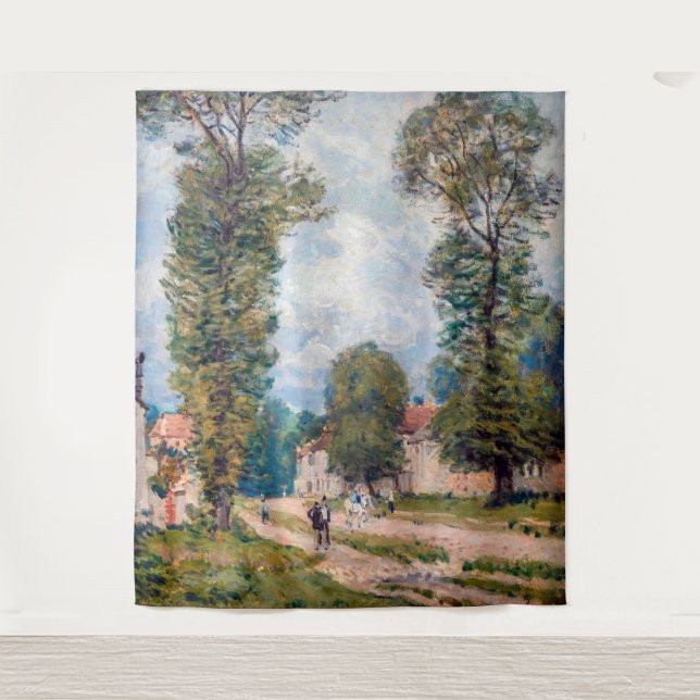 Tapete De Parede Alfred Sisley - A Estrada Versalhes (Frente)