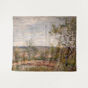Tapete De Parede Alfred Sisley - Dia do Vento em Veneux
