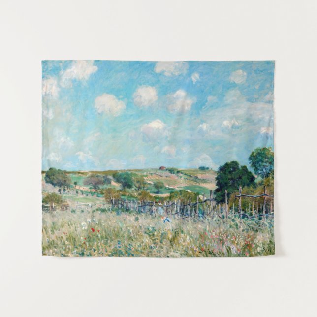Tapete De Parede Alfred Sisley - O Prado (Frente (Horizontal))
