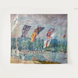 Tapete De Parede Alfred Sisley - Regatta em Molesey
