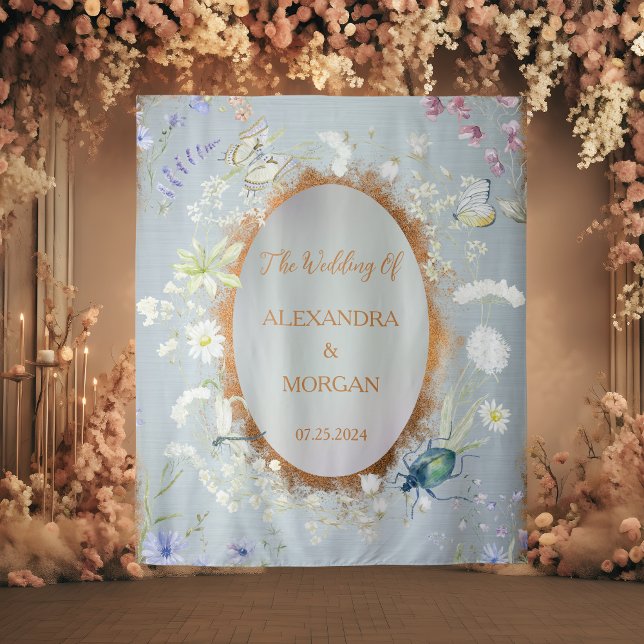 Tapete De Parede Algo Blue Wedding (Criador carregado)