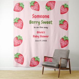 Tapete De Parede Alguém Berry Sweet Strawberry Chá de fraldas