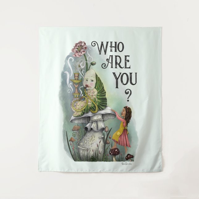 Tapete De Parede Alice Bonita na Terra das Maravilhas e Arte da Lag (Frente)