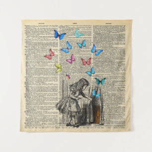 Tapete De Parede Alice no País das maravilhas deixou a aventura