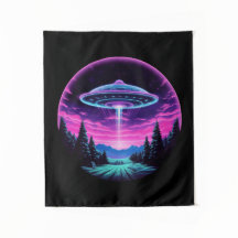 Alienígena Espacial Retrofuturista